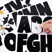 Handgeschriebene Buchstaben Aufkleber (3er Pack Set) DIY Aufkleber mit 7,6 cm Schriftgröße wiederverwendbar, geeignet zum Erstellen von Wörtern, Slogans und verschiedenen DIY-Bedürfnissen, ideal für Einschulung, Geburtstagsfeiern, Schlafzimmer-Dekoration, Büro-Dekoration und Feste