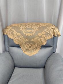 128cm*65cm/1pc Handmade Khaki Lace Trim, DIY Clothing, Headwear, Sofa, Lampshade, Tablecloth, Dress, Skirt Hem Decoration Sewing Accessory