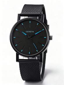 男童经典圆形石英表套装（4件套），包含手表、项链、手链和戒指。适合日常佩戴，例如返校、聚会和旅行。也是送给朋友、生日、毕业或圣诞节的绝佳礼物。 - 彩色 - 查看 6