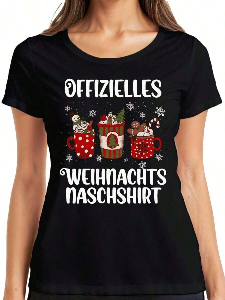 Christmas Tree String Lights - Christmas Gift T-Shirt For Men - Black-5 - View 1
