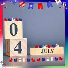 60 Pieces Mini Duck, Independence Day Duck Statue, Patriotic Duckling Statue Wholesale, Memorial Day Decoration Miniature Resin Duck Christmas Miniature Garden Landscape, Statue Ornament, Christmas, Halloween Gifts - 隨機60件 - 查看 8