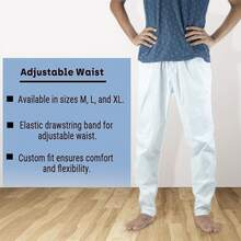EPSCY Pajama Pants For Men - Relax In Style Lounge Pant – Breathable Sleep Pant With Drawstring And Pocketshalloween - trắng - Xem 10