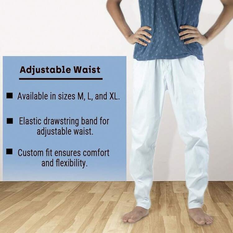 EPSCY Pajama Pants For Men - Relax In Style Lounge Pant – Breathable Sleep Pant With Drawstring And Pocketshalloween - White - View 10