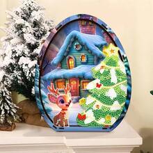 LaoJieYuan 2026 New Style Christmas Desktop Diamond Art Kits 5D DIY Diamond Art Tabletop Decorations Kit Creative 3D Santa Claus Gift For Home Decor Diy Crafts Diamond Art Painting Diamond Painting Diamond Art Diamond Art Painting Christmas Decorations Halloween Decorations Diamond Art Accessories Craft Supplies Bedroom Decor