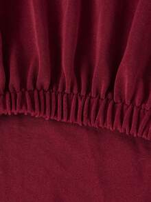 1/4 Stücke elastischer Stuhlbezug, Polyesterfaser Stuhlbezug, Hotel und Haushalt Stuhlbezug