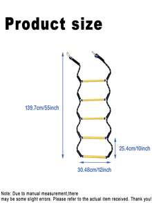 1 Stück Bootsleiter mit 5 Stufen, für Schlauchboot, Kajak, Motorboot, Kanu, Angelboot, extra lange tragbare Fünf-Reifen-Bootsleiter