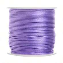 Sârmă decorativă din nailon satinat 50 m/1,5 mm - bijuterii cu împletituri, realizare de coliere DIY, brățări, decorative - sfoară moale, durabilă și versatilă