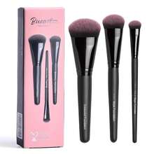 粉底刷，刷毛柔软密实，适用于修容、遮瑕、古铜粉、眼下遮瑕，专业晕染液体腮红膏 M17，旅行必备，情人节礼物，价格实惠，旅行化妆刷，女士礼物，化妆师，专业全套化妆工具 - 預設 - 查看 2