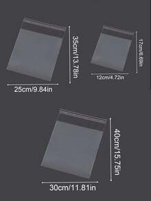 Bolsas grandes de celofán autosellantes con adhesivo, bolsas de plástico de celofán transparentes y resellables para empaquetar ropa, camisetas, pantalones y accesorios. Bolsas autoadhesivas, bolsas planas, bolsas para tarjetas, bolsas de plástico autoadhesivas