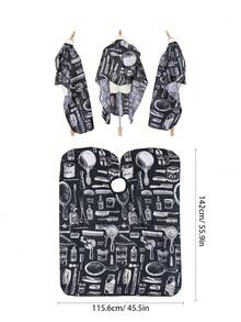 专业理发用品：1/2/4/12 件理发工具套装，包括美发披肩、长袍、带颈掸的理发剪刀、发夹、胡须刷、胡须剃刀、理发梳、美发围裙、染发披肩、清洁刷、沙龙喷雾瓶、造型喷雾瓶、酒精喷雾瓶、高压喷雾瓶和美发工具套装。 - 彩色 - 查看 9