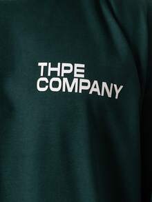Oversized Company T-Shirt - Dark Green - View 4