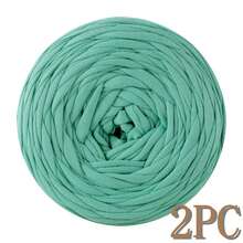 1/2pcs T-Shirt Yarn, Large 300g ± 20g T-Shirt Yarn Roll - 2cm Wide, Woven Fabric Knitted Yarn, Soft & Versatile For DIY Crafts, Used For Crocheting And Knitting Bags, Cushions, Dolls, Blankets, Slippers, Handicraft Crochet Projects, Available In Multiple Colors, Multicolor Yarn | Polyester Yarn | Acrylic Yarn | Crochet Yarn | Crafting Yarn | Vibrant Yarn Balls | Versatile Crafting Material, Knitting Accessories And Supplies