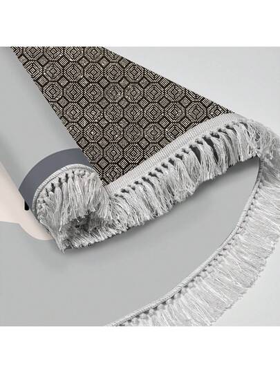 MADE IN TURKEY Pearl Digital Non Slip Printed Turkish Vloerkleed AL4016 Zachte Touch, Washable Tapijt Felt Backing Moderne ative Vloer Mat, Living Room, Bedroom, Bathroom, Hallway Or Entryway Available In Many Sizes Quick Drying, Highly Absorbent, Soft, Com Tafel Both Indoor Outdoor view 6