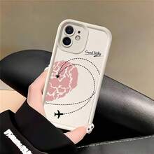 Conjunto de Dos Fundas para Teléfono con Diseño de Corazón de Pareja, Perfecto para Viajes Mundiales, Compatible con los Modelos de 11 a 16, Incluyendo las Versiones Pro y Plus - Color mixto 1 - Ver 4
