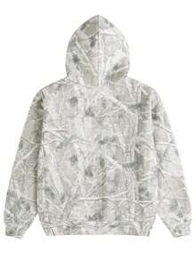 Camo Maple Leaf Hoodie For Men Easter Outfit - Stylish And Versatile Hoodie Spring Outfits For Women, Oversized Hoodie St. Patrick'S Day Attire. This Stylish Long-Sleeved Hoodie Features A Maple Leaf Camouflage Print, Perfect For A Casual Vacation. - 米色 - 查看 2