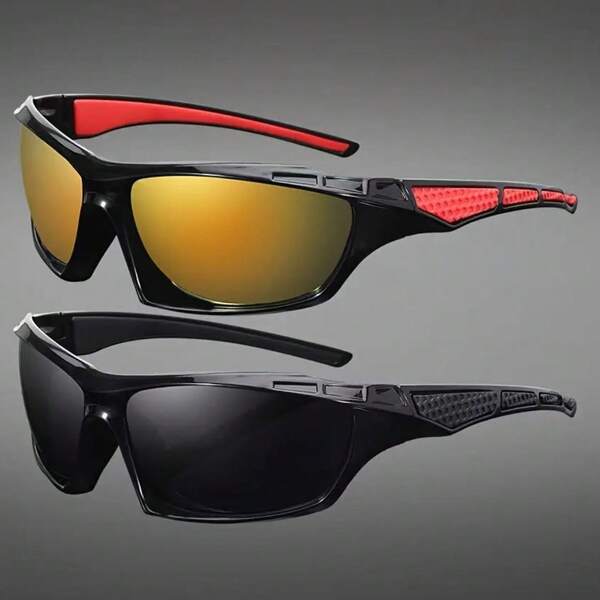 1/2pcs Retro Fashion Casual Glasses, Decorative Accessory Unisex