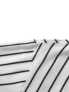 Camicia casual a maniche lunghe con righe "Old Money" da uomo, autunnale