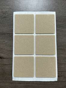 24 قطعة من وسادات الأثاث المصنوعة من الشعر الاصطناعي - واقيات غير انزلاقية لأرجل الكراسي لحماية أرضيات الخشب الصلب والأسطح المعدنية للأثاث والأرضيات - باللون البيج المحايد، متعددة الأحجام