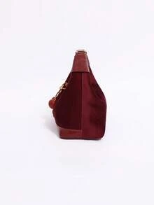 Dedoo Bolso rojo Ankola para mujer, nueva moda de nicho de otoño e invierno 2025, bolso bandolera, bolso de mano tipo empanadilla, adecuado para ir al trabajo, dar regalos, estudiantes universitarios, citas, etc.