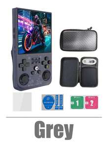 1 Máy chơi game cầm tay mới có màn hình HD 4.0 inch, tích hợp 18000 trò chơi cổ điển hoài cổ, 26 GBA/FC, trình giả lập Arcade cổ điển, cần điều khiển kép, máy chơi game cầm tay PSP mã nguồn mở hỗ trợ chế độ chơi hai người, món quà hoàn hảo cho kỳ nghỉ lễ. - Nhiều màu - Xem 13