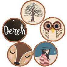 15 fette di legno rotonde naturali, diametro 6-10 cm, kit di legno artigianale con foro preforato, cerchi di legno per arte, sottobicchieri, decorazioni rustiche per matrimoni e natale fai-da-te, kit di legno non finito, dischi di tronco con corteccia per decorazioni per feste, banchetti e matrimoni rustici