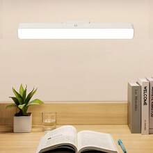 30 cm/11,9" Magnetyczna lampa LED z akumulatorem USB – nowoczesne oświetlenie liniowe, sterowanie dotykowe, odpowiednie do gabinetu, sypialni, gabinetu, kuchni, łazienki, garderoby – oświetlenie LED, minimalistyczny styl, idealne do oświetlenia luster i półek
