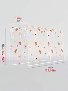 1 szt. Artefakt do suszenia ubrań na zewnątrz - domowy balkon, suszenie ubrań z ptasimi odchodami i deszczówką, wodoodporna pościel z odchodami zwierząt - wytrzymały materiał EVA - pokrowiec, pyłoszczelny pokrowiec na wieszak - 200*120*50cm - Zobacz 6