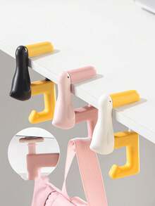 1 pezzo Gancio da parete a forma ovale in acciaio inossidabile con finitura, in materiale plastico, a forma di elefante, antiscivolo, singolo, per appendere borse e accessori