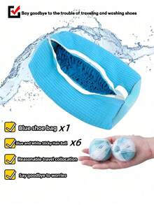 (Various Colors Available) Shoe Washing Machine Bags, Laundry Shoe Cleaning Bags For Washing Machines And Dryers, Reusable Laundry Bags, Mesh Laundry Bags For Adult And Children's Shoes, Our Shoe Washing Machine Bags, Spring, Simple, Summer Tops - Multicolor - View 17