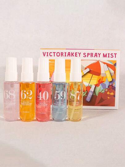 5pcs/4pcs/1pc - Best Selling Alcohol-Free Room Sprays, Body & Hair Digital Fragrances, Long-Lasting Brazilian Perfumes, Premium Fragrances, 40ml Fragrance Set, Best Gift For Friends! Back To School Supplies