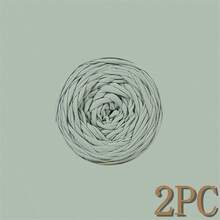 1/2pcs T-Shirt Yarn, Large 300g ± 20g T-Shirt Yarn Roll - 2cm Wide, Woven Fabric Knitted Yarn, Soft & Versatile For DIY Crafts, Used For Crocheting And Knitting Bags, Cushions, Dolls, Blankets, Slippers, Handicraft Crochet Projects, Available In Multiple Colors, Multicolor Yarn | Polyester Yarn | Acrylic Yarn | Crochet Yarn | Crafting Yarn | Vibrant Yarn Balls | Versatile Crafting Material, Knitting Accessories And Supplies