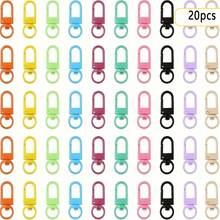 5/10/15/20/25/30/35/40/45/50pcs Metal Lobster Claw Clasp, Swivel Quick Snap Hook Keychain Findings For DIY Crafts, Keychain Making, Jewelry Making Accessories