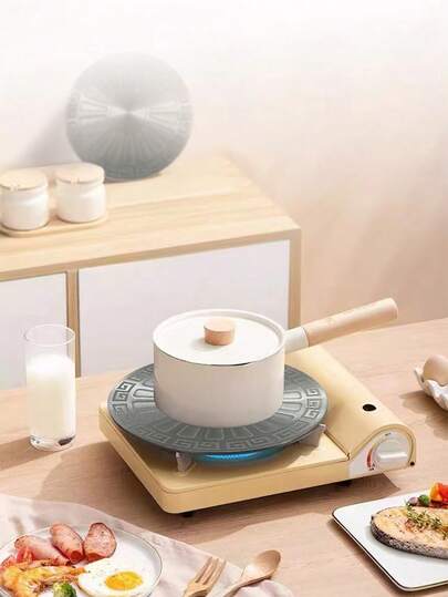 1pc Aluminum Alloy Chinese Element Meat Thawing Plate, Frozen Food Thawing Board (Heat-Resistant Tong Included)