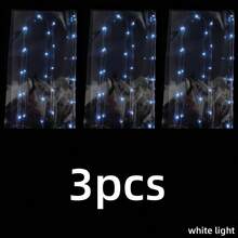 1set/3set LED Lights Flower Bouquet Wrapping Paper, Shiny Floral Bouquet Packing Film, DIY Flower Bouquet Craft Supplies, Wedding & Birthday Gift, 23.6X23.6 Inch (1pc ) - Multicolor - View 12