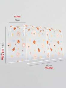 1 szt. Artefakt do suszenia ubrań na zewnątrz - domowy balkon, suszenie ubrań z ptasimi odchodami i deszczówką, wodoodporna pościel z odchodami zwierząt - wytrzymały materiał EVA - pokrowiec, pyłoszczelny pokrowiec na wieszak - 200*120*50cm - Zobacz 7