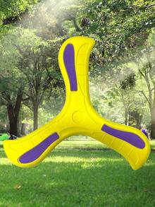 Juguete de dardos de actividad al aire libre de material EVA suave en forma de bumerán, no lastima a las personas