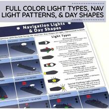 Navigation Lights And Day Shapes Quick Reference Guide - Waterproof Visual Guide To Guard Rules And Regulations 2024 COLREGS Sailboat And Boating Lights And Shapes - Initial - View 3