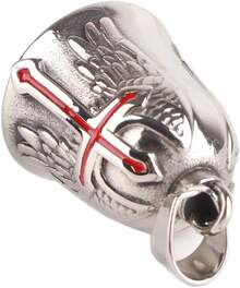 BAFOVY Campana de Ciclismo de Buena Suerte de Acero Inoxidable para Motocicletas, Bicicletas, Camiones, Mano de Obra Exquisita, Fácil de Transportar - 1 - Ver 9