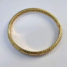 1pc Wheat Ear Braided Bracelet, Women's, Fully Encrusted With Diamonds, Layered And Beautifully Woven - Sui Sui Peace Bracelet - View 11