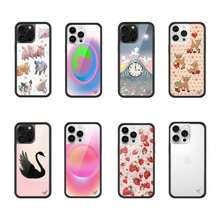 Wildflower New Strawberry Lamb Phone Case For IPhone 12 13 14 15 16 Plus 17 Pro Max 3D WF Cute Deer Pig Clean Cartoon Cover Case - NS446-3 - 查看 3