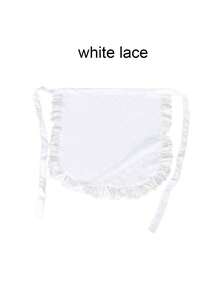 Delantales de sirvienta, delantales con estilo de princesa, baberos de estilo lolita suave para uso diario. Delantales de pequeño chef, nuevos delantales de sirvienta lolita, baberos lolita negros y blancos suaves y lindos, delantales de cintura media con volantes para disfraces de sirvienta de Halloween, delantales plisados de unicolor, delantales puros y sexys, delantales lindos y femeninos. Delantal de estilo lolita japonesa de cocina china, accesorios de falda lolita.