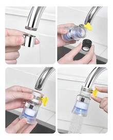 Faucet With Water Purifier Filter And Kitchen Extender - Lime Green - View 6