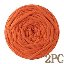 1/2pcs T-Shirt Yarn, Large 300g ± 20g T-Shirt Yarn Roll - 2cm Wide, Woven Fabric Knitted Yarn, Soft & Versatile For DIY Crafts, Used For Crocheting And Knitting Bags, Cushions, Dolls, Blankets, Slippers, Handicraft Crochet Projects, Available In Multiple Colors, Multicolor Yarn | Polyester Yarn | Acrylic Yarn | Crochet Yarn | Crafting Yarn | Vibrant Yarn Balls | Versatile Crafting Material, Knitting Accessories And Supplies