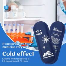 1pc Insulin Ice Pack, Insulin Cooling Bag, Dedicated Small Ice Pack, Reusable Cooling Ice Bag, Gel Ice Pack, Suitable For Diabetes Insulin Cooling And Insulation Bag, Portable Insulin Ice Bag, Applicable For Outdoor Camping And Travel, Fitness Training, Used For Diabetes Insulin Cooling And Insulation Bag, Can Be Used For Cold Compress