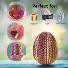 Geldpuzzle-Box für Bargeldgeschenke, Geldlabyrinth-Box, Mystery-Puzzle-Überraschungsgeschenk, eiförmige Labyrinth-Geschenkbox, Geldlabyrinth-Puzzle-Geschenkboxen, eiförmige Puzzle-Geschenkbox mit verstecktem Fach für Bargeld, Geschenke, Schätze, wiederverwendbare Geschenkbox für Erwachsene, Weihnachten, Halloween, Geburtstag, Ostern