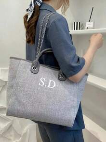 Customized Name Mini Small Shoulder Bag, Casual Multipurpose Double Handle Crossbody Handbag For Women, Fits Lipstick, Powder, Coins, Suitable As Gift For Family And Friends, Birthday Gift - Multicolor - View 6