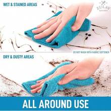 Microfiber Cleaning Cloths - 10 Pack Of Highly Absorbent, Soft Microfiber Cloths For Kitchen - Hand Towel Set For Household Use - 10Pcs - 查看 5