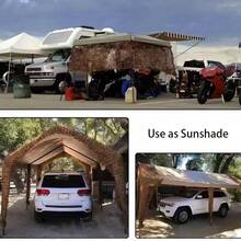 1pc Camouflage Net Hunting Concealment Sun Shade, Car Cover, Desert Camouflage Sun Canopy, Outdoor Sun Shade Net, Garden Decor - Brown - View 4