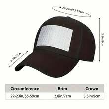 1pc "MILK ME DADDY" Adjustable Baseball Cap - Breathable Textile, Black With Pink Letters, Perfect For Hiking, Cycling, And Outdoor Parties, Holiday Gift Idea, Outdoor Accessories| Optimistic Design| Adjustable Size - trắng - Xem 7