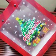 1 pieza de 4 bolsas de regalo de Navidad y Año Nuevo para comercio transfronterizo, bolsas de regalo, bolsas de recuerdo, bolsas de embalaje de regalo de Navidad, bolsas de regalo de Año Nuevo (Mediano)